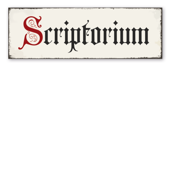 Retroschild Scriptorium