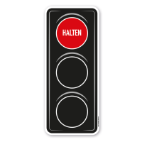Bodenkleber für Lern- und Bewegungspfade - Ampel mit rotem Signal - Halten - BWP-02-01-01 – Verkehrserziehung Bodenkleber für Lern- und Bewegungspfade - Ampel mit rotem Signal - Halten - BWP-02-01-01 – Verkehrserziehung