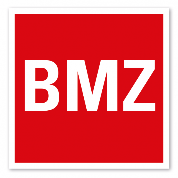 Brandschutzzeichen BMZ Brandmeldezentrale