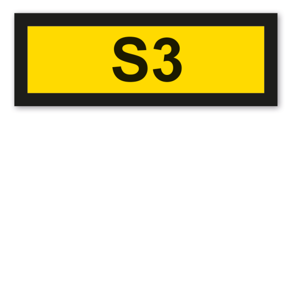 Kennzeichnung Laboreinstufung S3