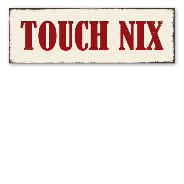 Retroschild Touch nix