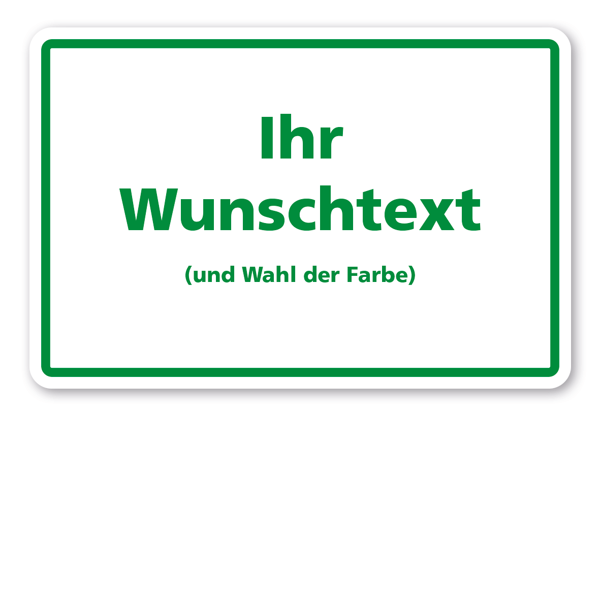 TX-IND-01-Individueller-Text-und-Rahmen-gruen