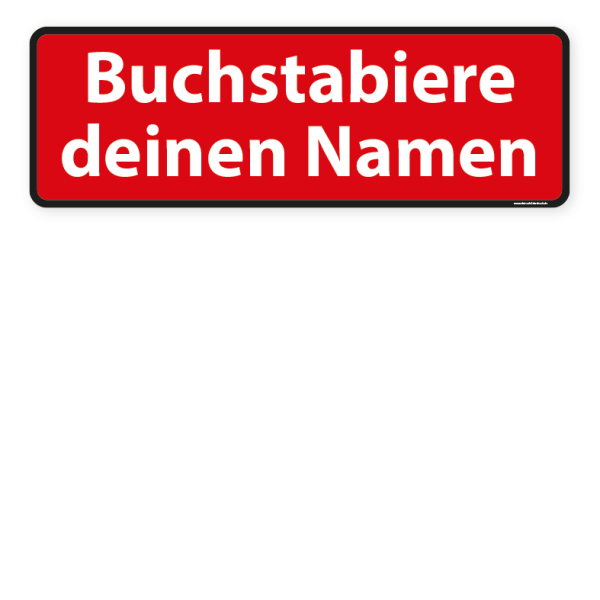 Bodenkleber für Bewegungspfade - Buchstabiere deinen Namen - BWP-01-151 - Motivelement von BWP-01-SET-31