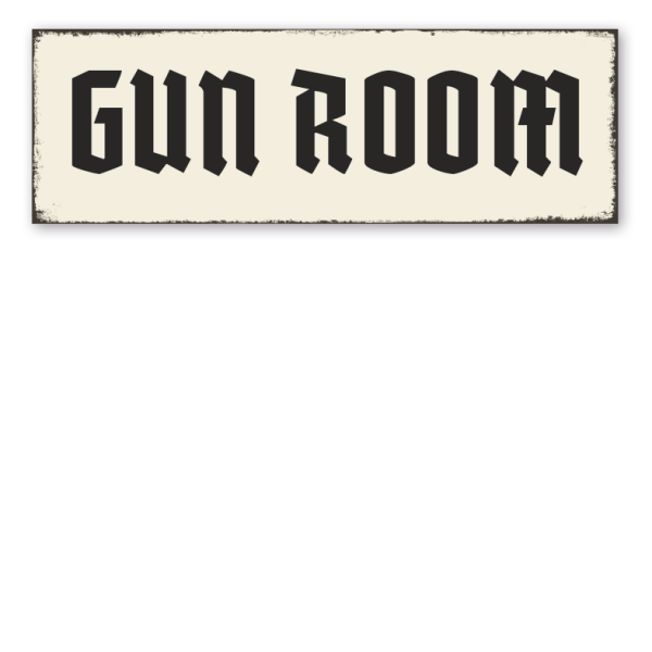 Retroschild Gun room