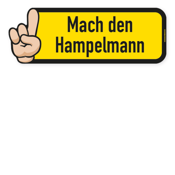 Info-Bodenkleber für Bewegungspfade - Mach den Hampelmann – BWP-INFO-11