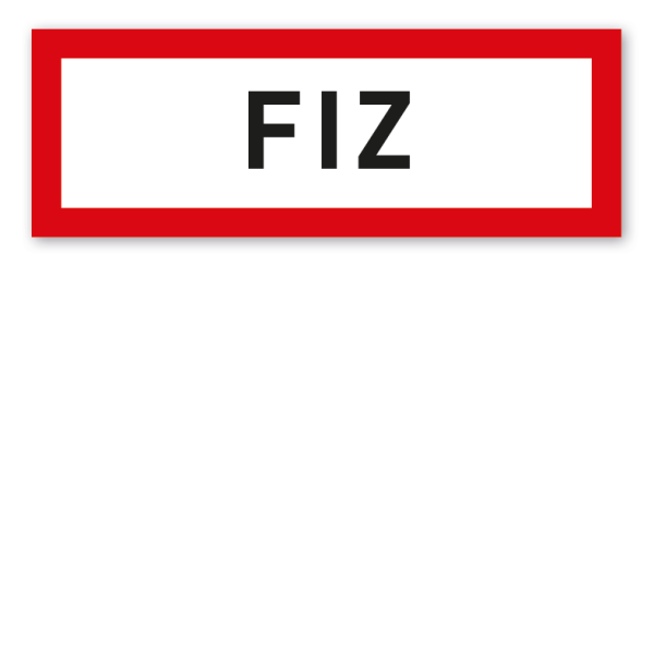 Brandschutzschild FIZ - Feuerwehr-Informationszentrum