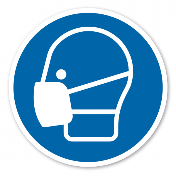 Gebotszeichen Maske benutzen – ISO 7010 - M016