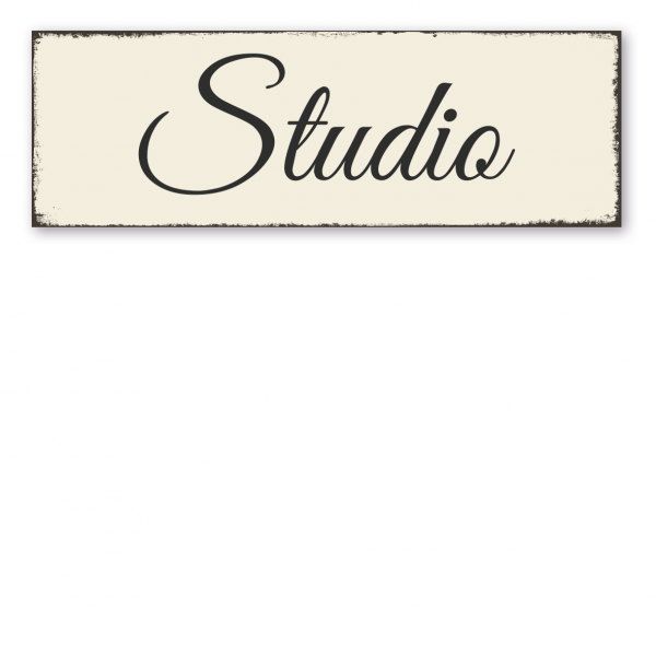 Retro Schild Studio