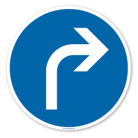 Vorschau: Bodenkleber für Lern- und Bewegungspfade - Vorgeschriebene Fahrtrichtung rechts - Verkehrszeichen VZ-209 - BWP-02-55 – Verkehrserziehung Vorschau: Bodenkleber für Lern- und Bewegungspfade - Vorgeschriebene Fahrtrichtung rechts - Verkehrszeichen VZ-209 - BWP-02-55 – Verkehrserziehung