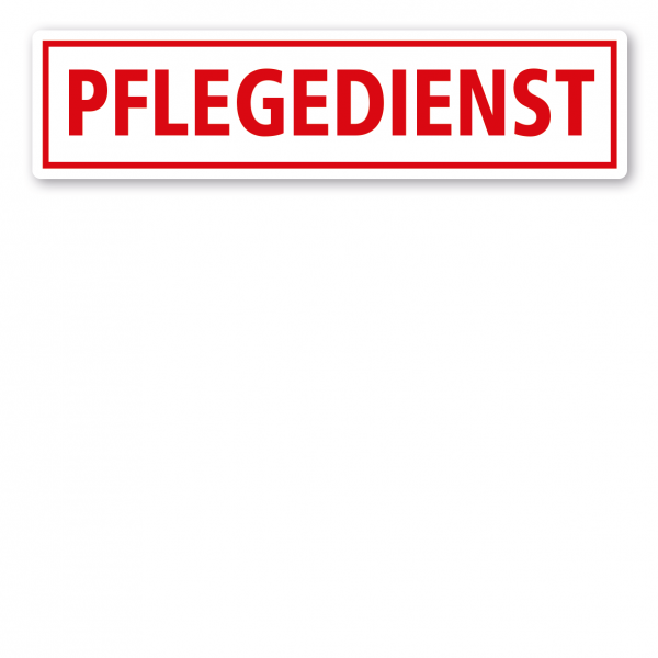 KFZ - Magnetschild Pflegedienst