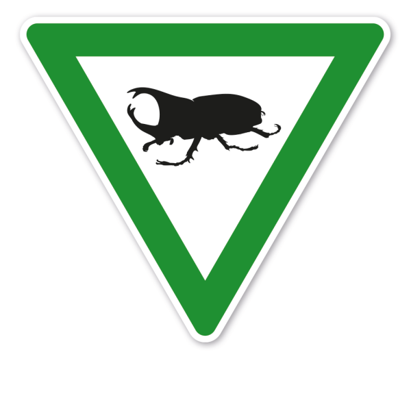 Verkehrsschild Tier- und Naturschutz - Nashornkäfer – VZ-PR-247