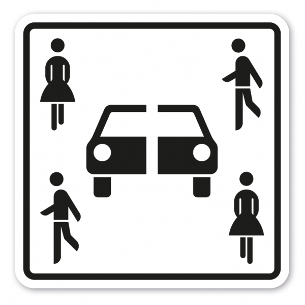 Verkehrsschild Carsharing - Fahrgemeinschaften – VZ 1010-70