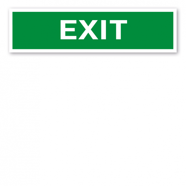 Fluchtwegschild Exit 400 x 105 mm