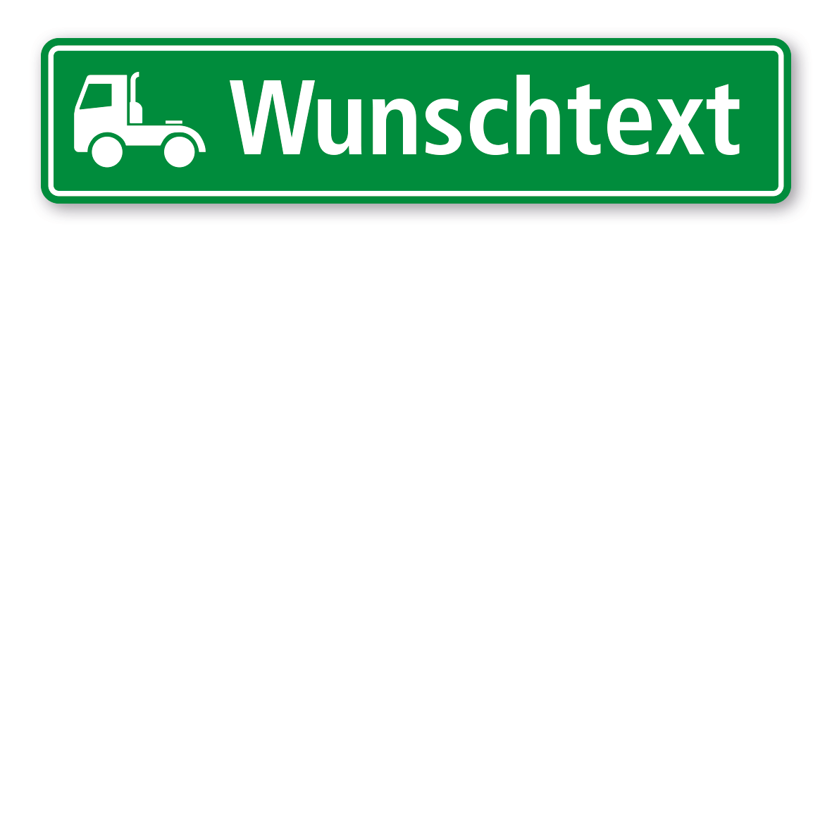 LKW-IND-03-Ihr-Wunschname-gruen-LKW-Schrift-normal