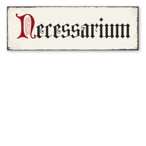 Retroschild Necessarium
