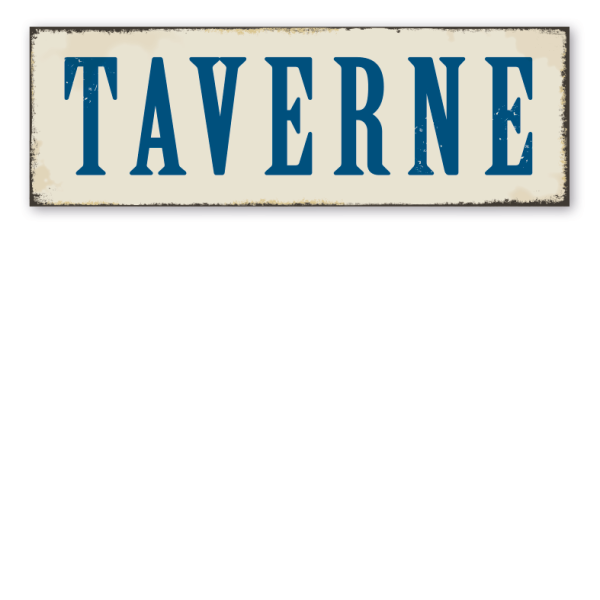Retroschild Taverne
