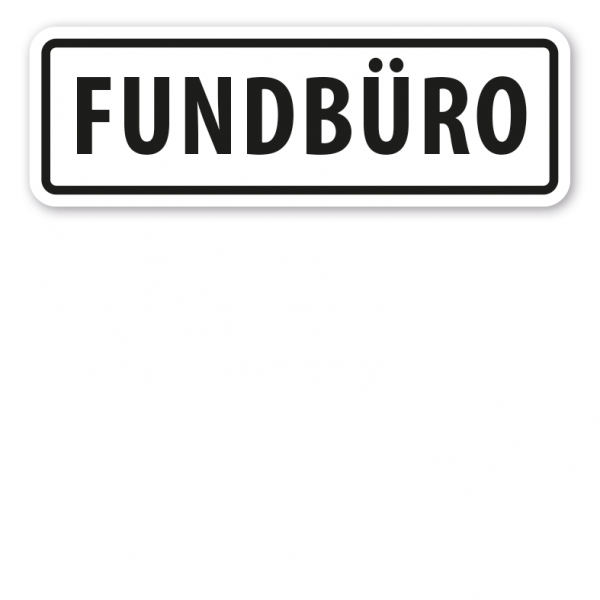 Schild Fundbüro