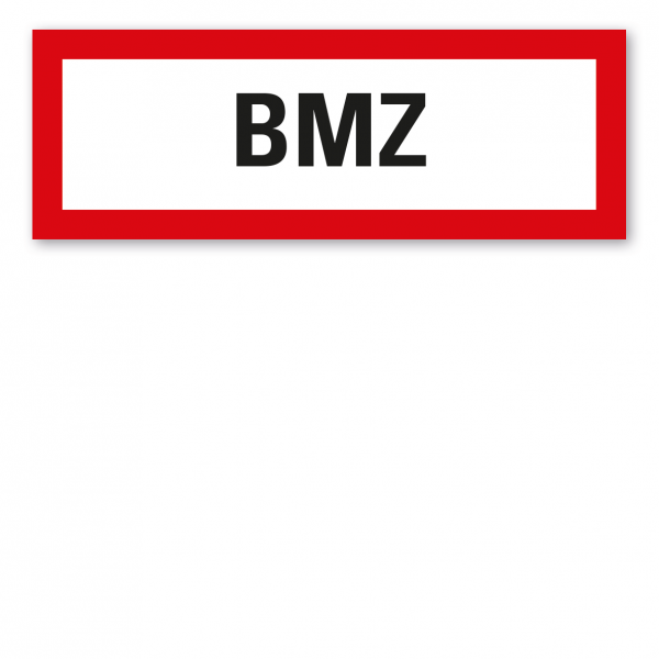 Brandschutzschild BMZ - Brandmeldezentrale