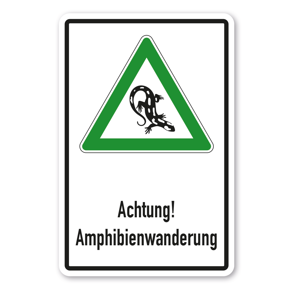 Hinweisschild Achtung Wildschutzgebiet - Betreten verboten - Hirsch - Kombi