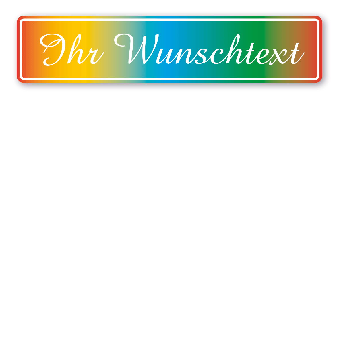 LKW-IND-01-F-Ihr-Wunschtext-Regenbogen-Schrift-Schreibschrift