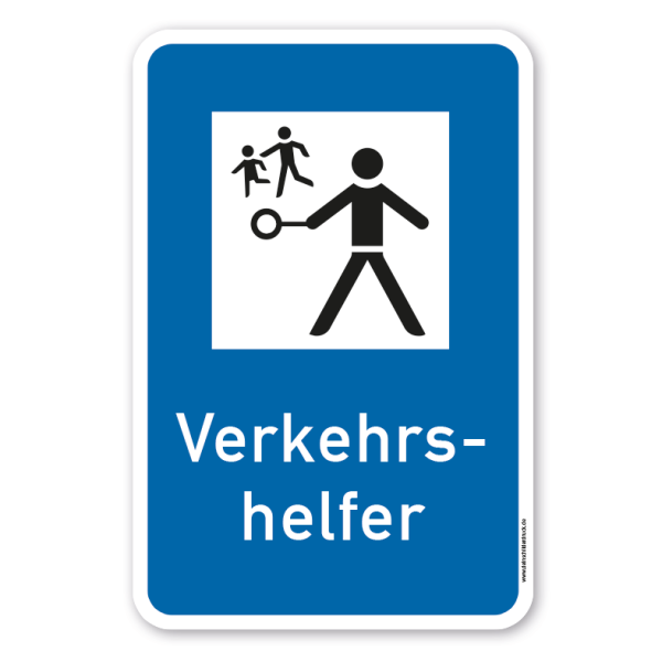 Bodenkleber für Lern- und Bewegungspfade - Verkehrshelfer - Verkehrszeichen VZ-356 - BWP-02-100 – Verkehrserziehung