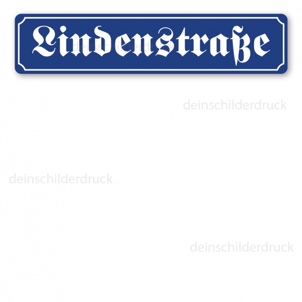 Straßenschild Lindenstraße