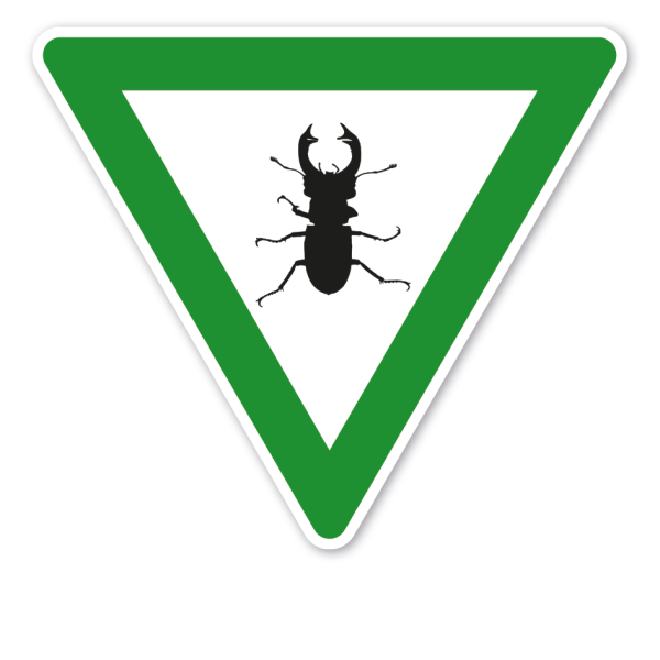 Verkehrsschild Tier- und Naturschutz - Hirschkäfer – VZ-PR-256