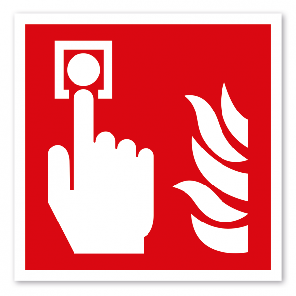Brandschutzzeichen Brandmelder - ISO 7010 - F005