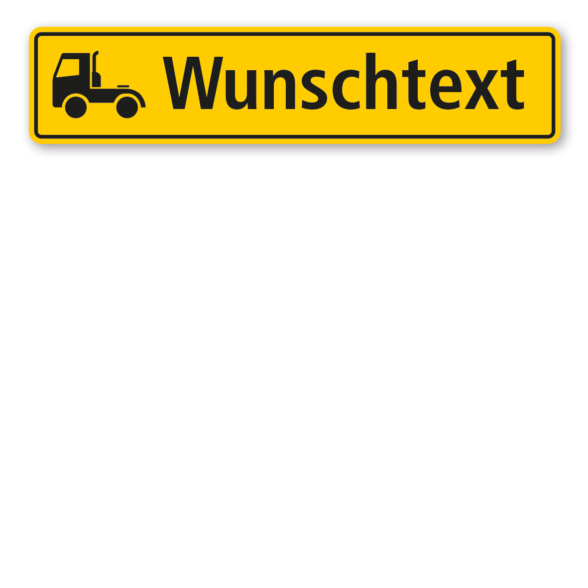 LKW Truck Fahrerschild Schild Namensschild Name oder Text Funschild Fun  Schild Wunschtext AUTO Trucker Car, mit LKW Trucker Design - .de
