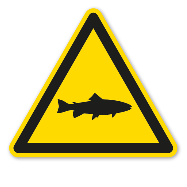 Warnzeichen Tiertransport - Fische