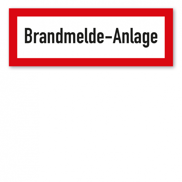 Brandschutzschild Brandmeldeanlage