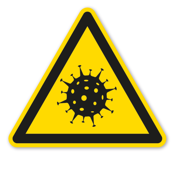 Warnzeichen Warnung vor Virus