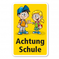 Kinderschild Achtung Schule - Schilderserie SP-01 Kinderschild Achtung Schule - Schilderserie SP-01