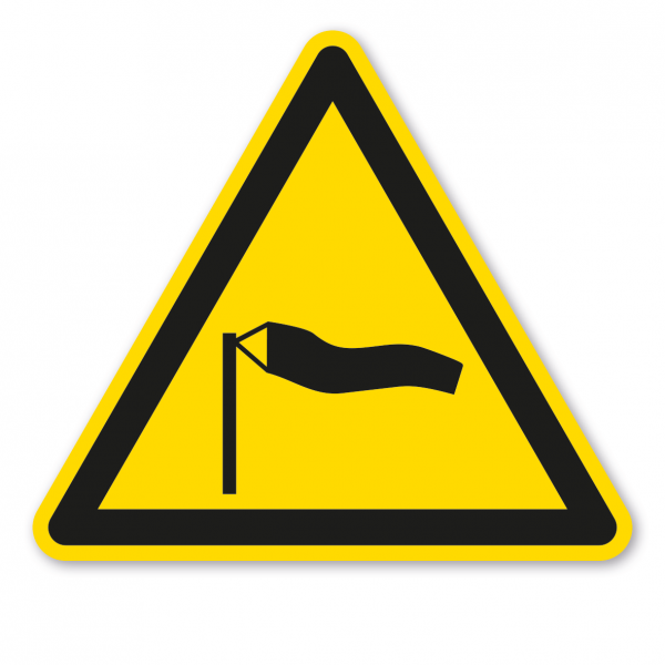 Warnzeichen Warnung vor starken Winden – ISO 20712-1 - WSW022
