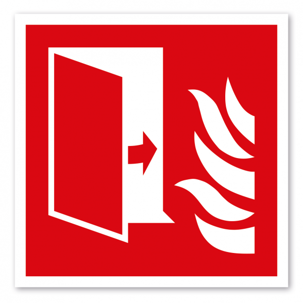 Brandschutzzeichen Brandschutztür - ISO 7010 - F007