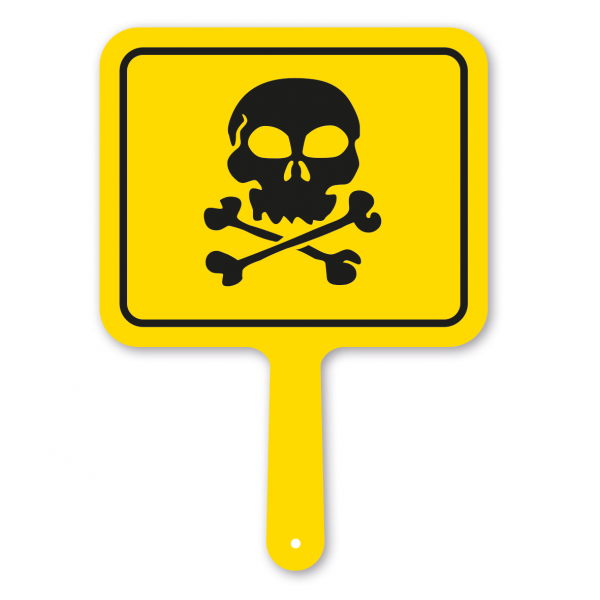 Lustiges Formschild – Totenkopf – Motivschild