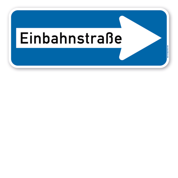 Bodenkleber für Lern- und Bewegungspfade - Einbahnstraße rechtsweisend - Verkehrszeichen VZ-220-20 - BWP-02-01-65 – Verkehrserziehung
