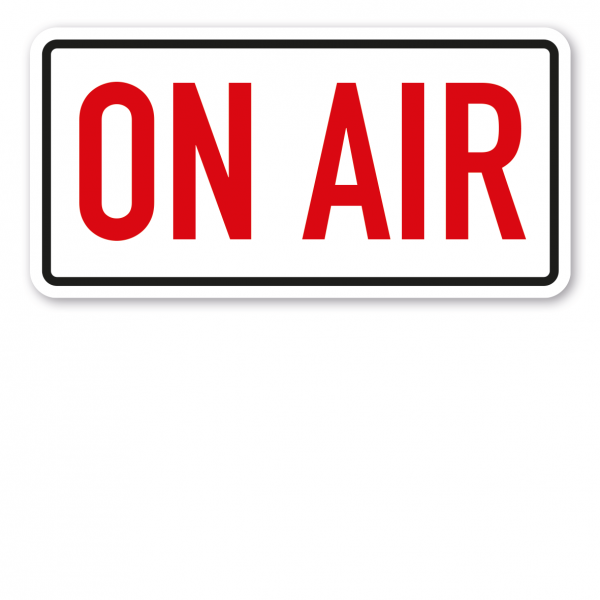 Schild On air - TX-A-141