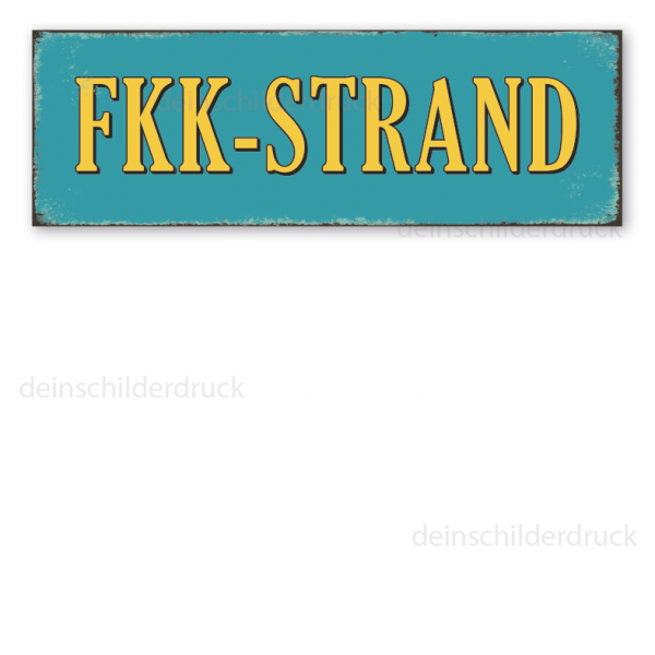 Schild FKK - Strand