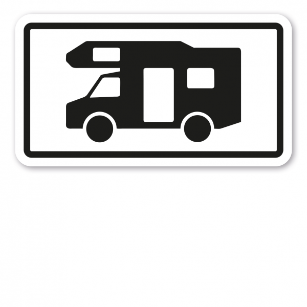 Zusatzzeichen Wohnmobile - Verkehrsschild VZ-1010-67