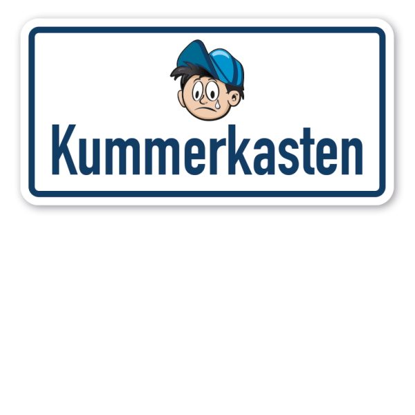 Hinweisschild Kummerkasten