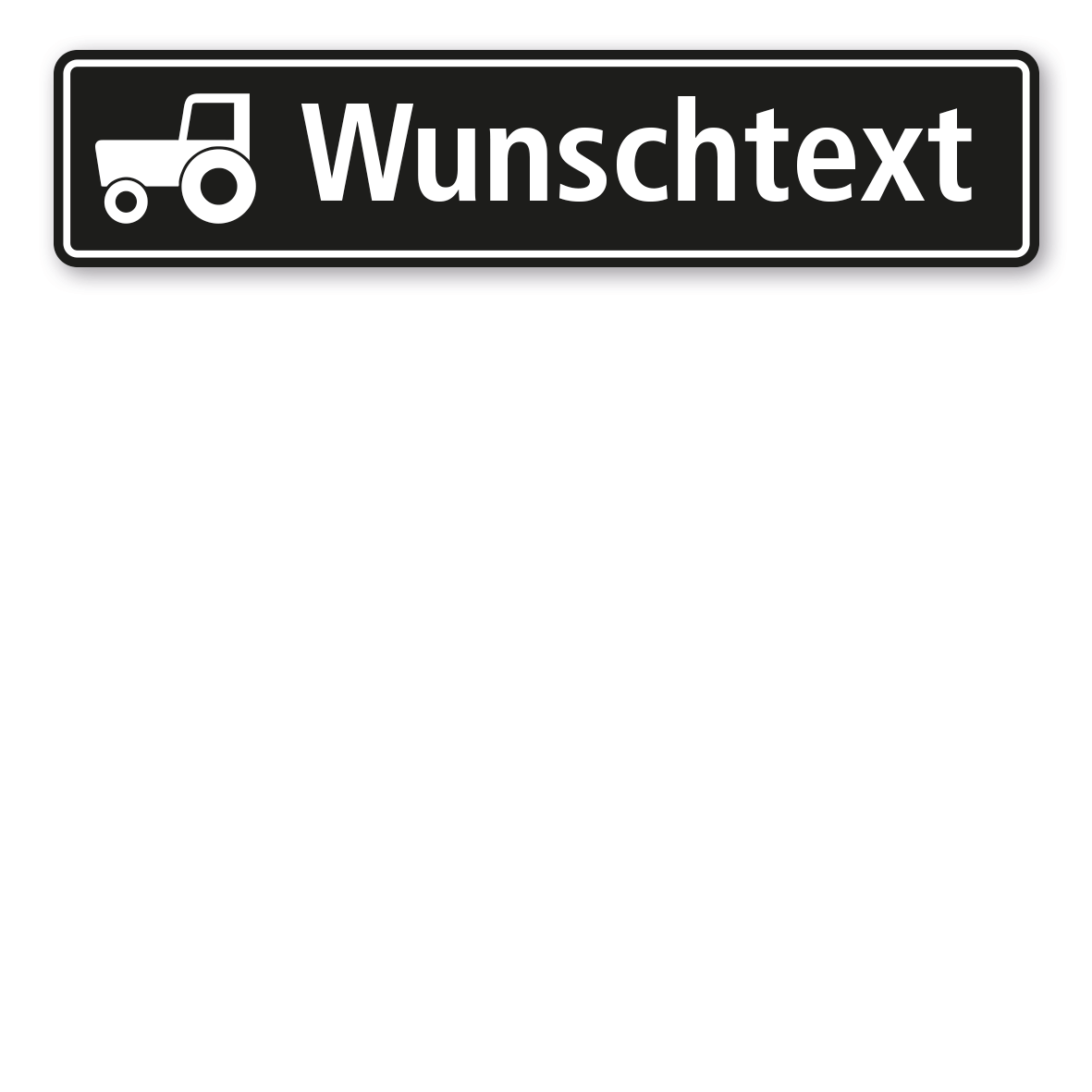 LKW-IND-03-Ihr-Wunschname-schwarz-Traktor-Schrift-normal