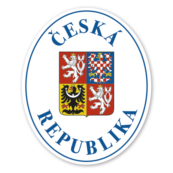 Grenzschild Česká republika - Tschechische Republik