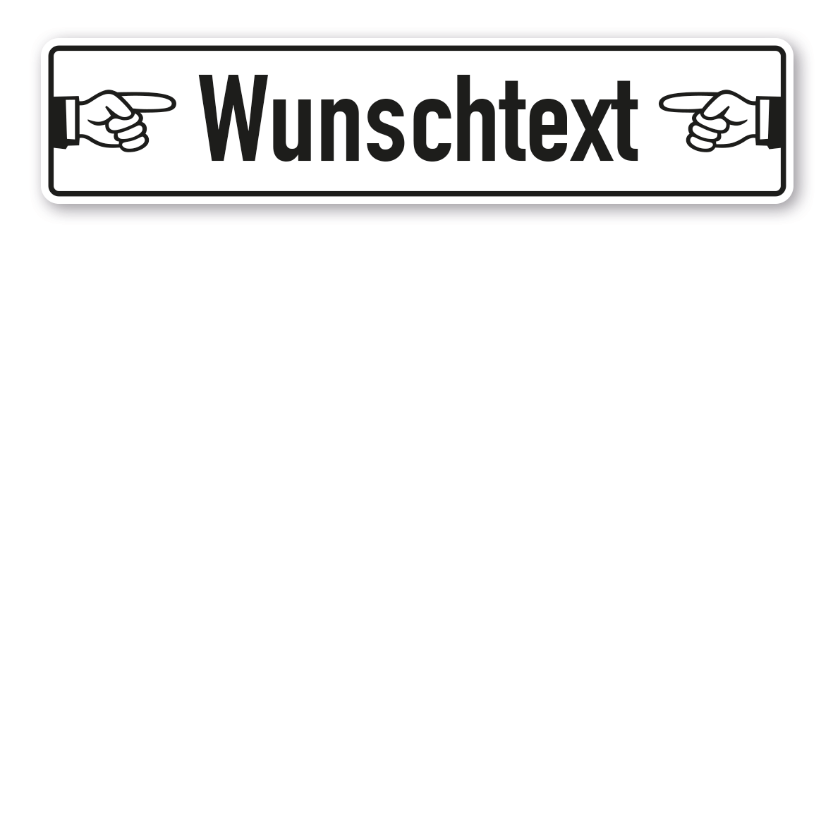 LKW-IND-58-Ihr-Wunschname-weiss-Haende-Schrift-schwarz