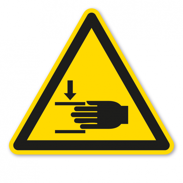 Warnzeichen Warnung vor Handverletzungen – ISO 7010 - W024