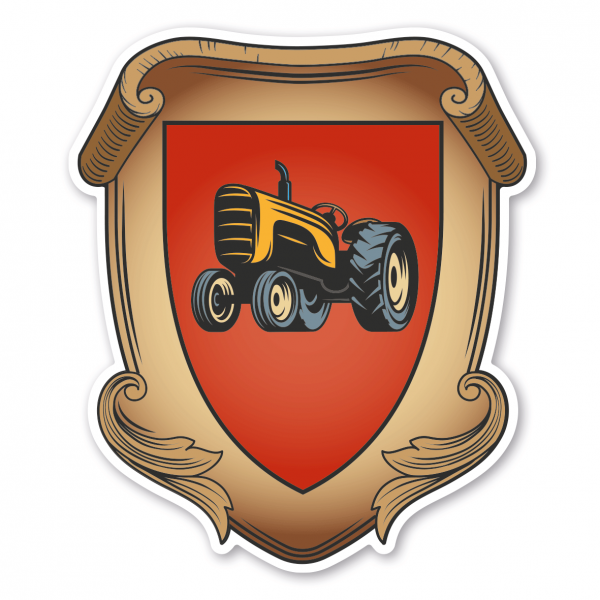 Maibaumschild / Zunftwappen Traktorfreunde - Wappen A