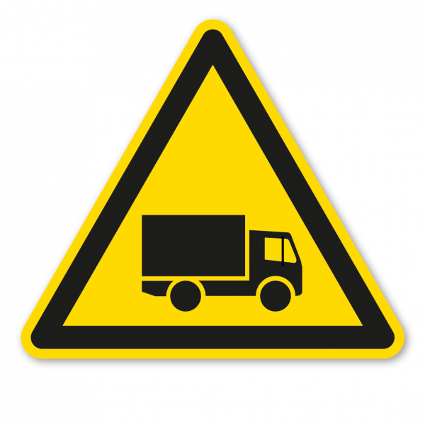 Warnzeichen Warnung vor Fahrzeugverkehr