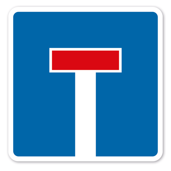 Verkehrsschild Sackgasse – VZ 357
