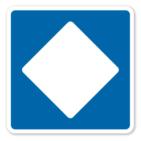 Schifffahrtszeichen Liegestelle für alle Fahrzeuge, die nicht nach § 3.14 ein, zwei oder drei blaue Lichter oder nach § 3.32 ein, zwei oder drei blaue Kegel führen müssen – E5.12