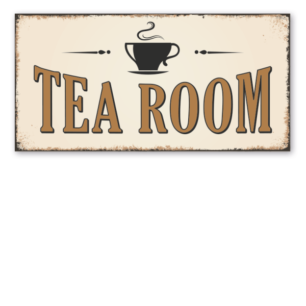 Retroschild Tea Room